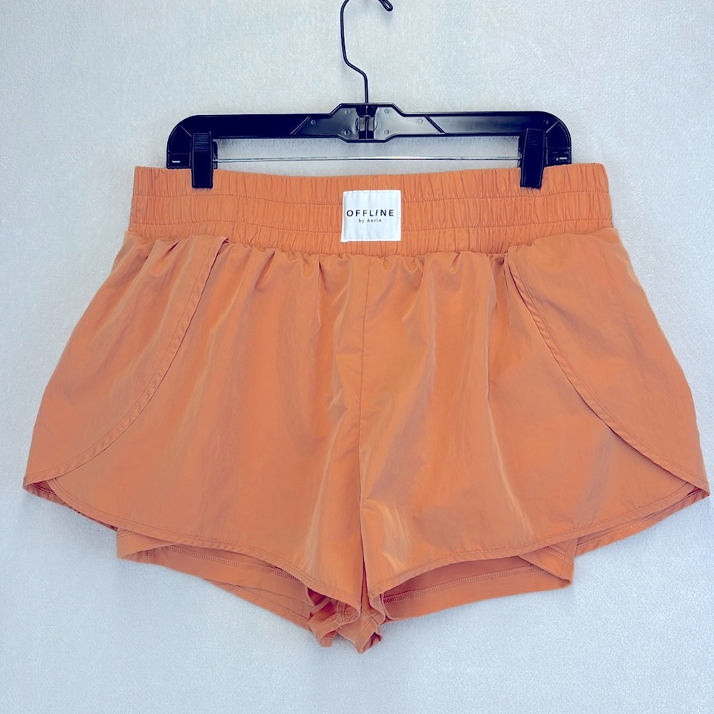 OFFLINE by AERIE Orange The Hugger Champ Shorts Size XL